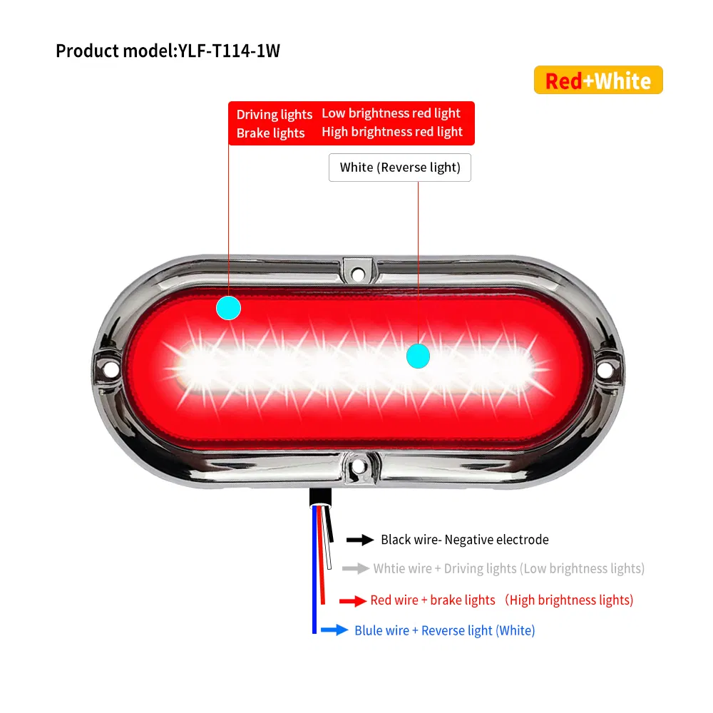 Светодиодный стоп-сигнал для грузовиков и прицепов 12V/24V