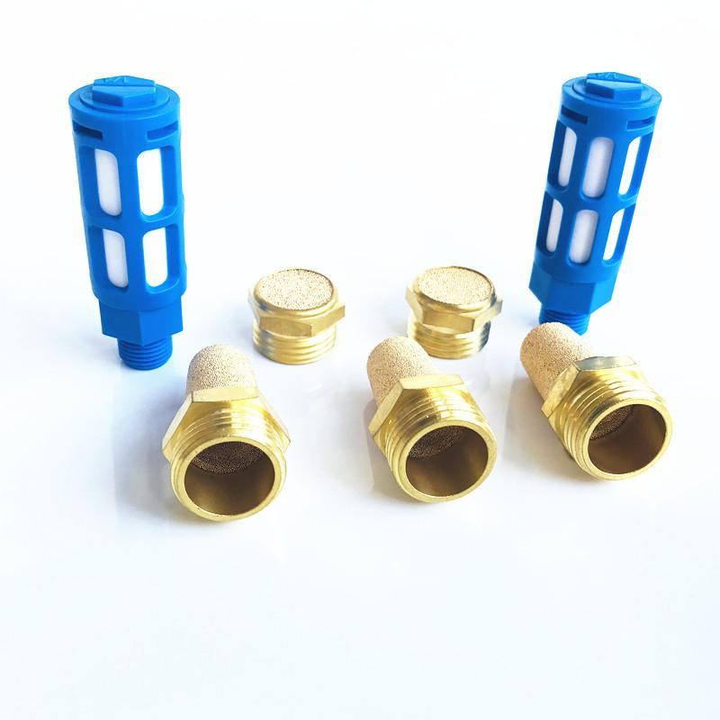 Пневматический глушитель воздуха с латунной резьбой