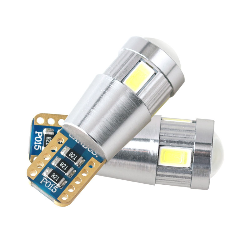 Светодиодная лампа T10 6SMD для поворотников