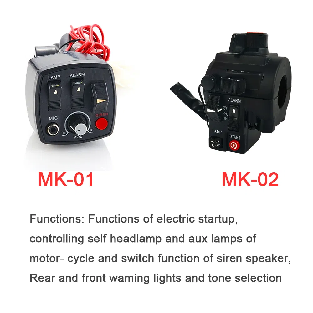 Сигнальный маяк Haibang с сиреной для мотоцикла