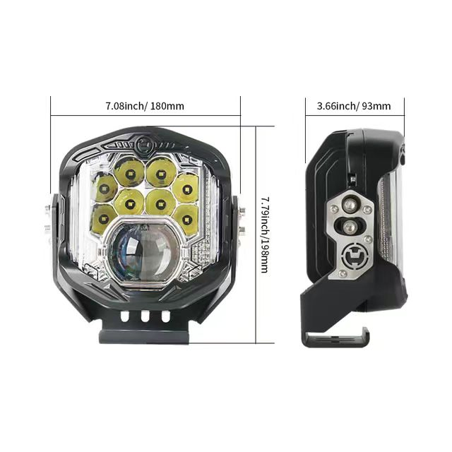 Fashion Design 95W High-Performance CREE LED High Lumen Output IP68 RGB Worklight Car Light