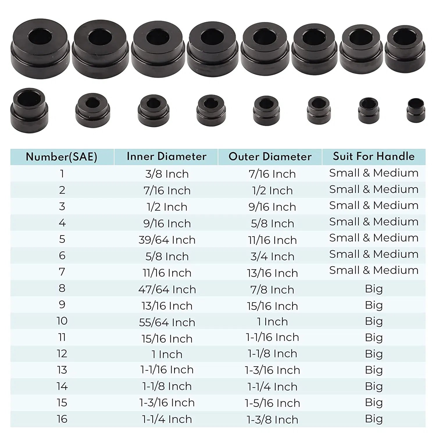 Viktec 33PC Master Bushing Bearing Seal Removal Installation Driver Set Tool Kit