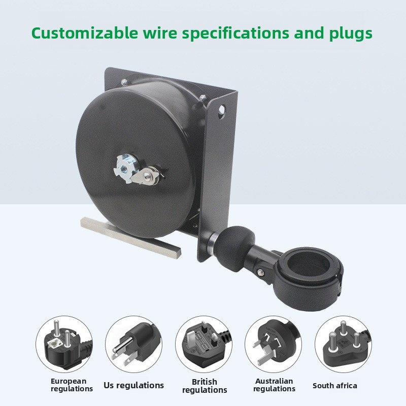 Load Capacity 15-30kg Spring Suspension Reel Automatic Retractable EV Charging Cable Balancer for DC Charging Station