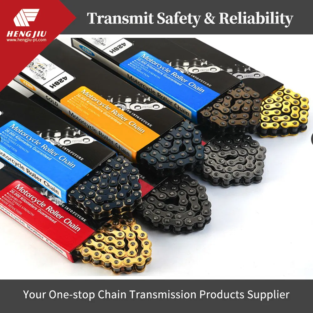 Роликовая цепь 520 для мотоцикла, бесшумная