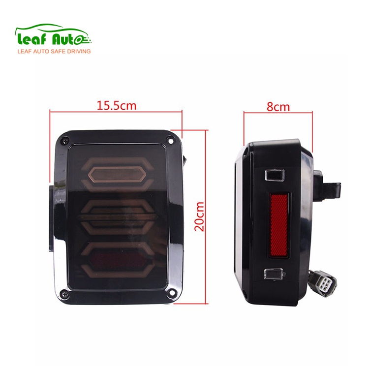 USA/EU Edition Reverse Brake Turn Signal LED Rear Tail Light for Jeep Wrangler LED Tail Light Jk Tj Lj