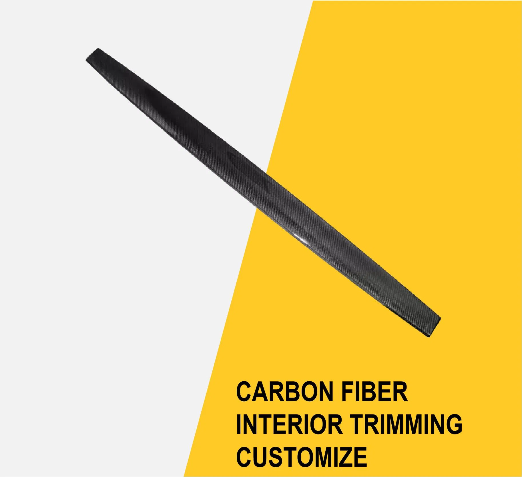 3K Carbon Fiber Car Parts Modifying with Customized Color