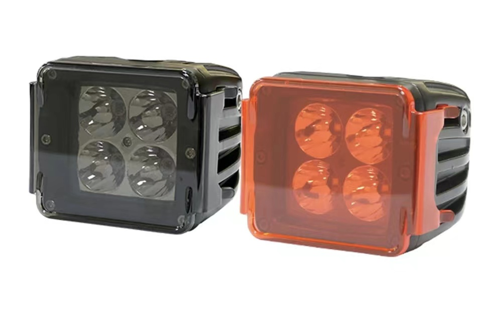 Светодиодный рабочий фонарь 3 дюйма, 3x3 LED, желтый