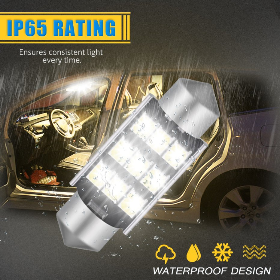 Светодиодная лампа Festoon 2835 для автосалона, 31-41 мм