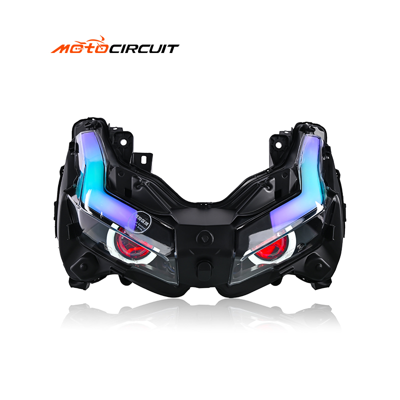 RGB фара-поворотник для мотоцикла и скутера