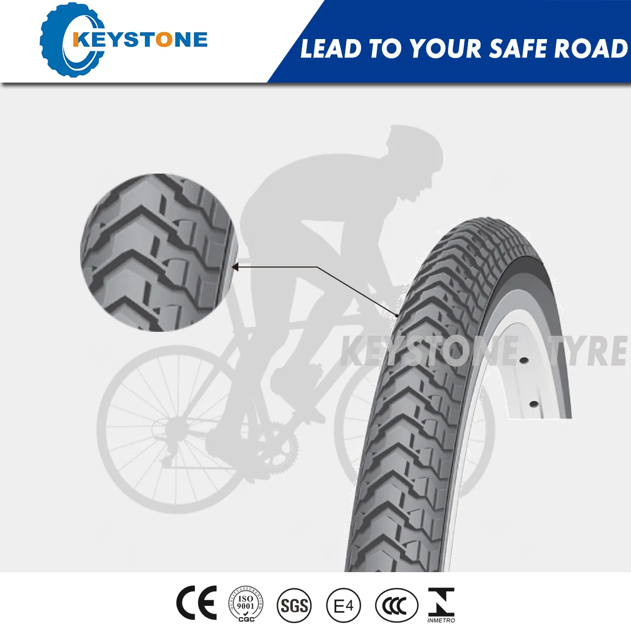 Велосипедная покрышка 24x1.75/1.95 E-MARK