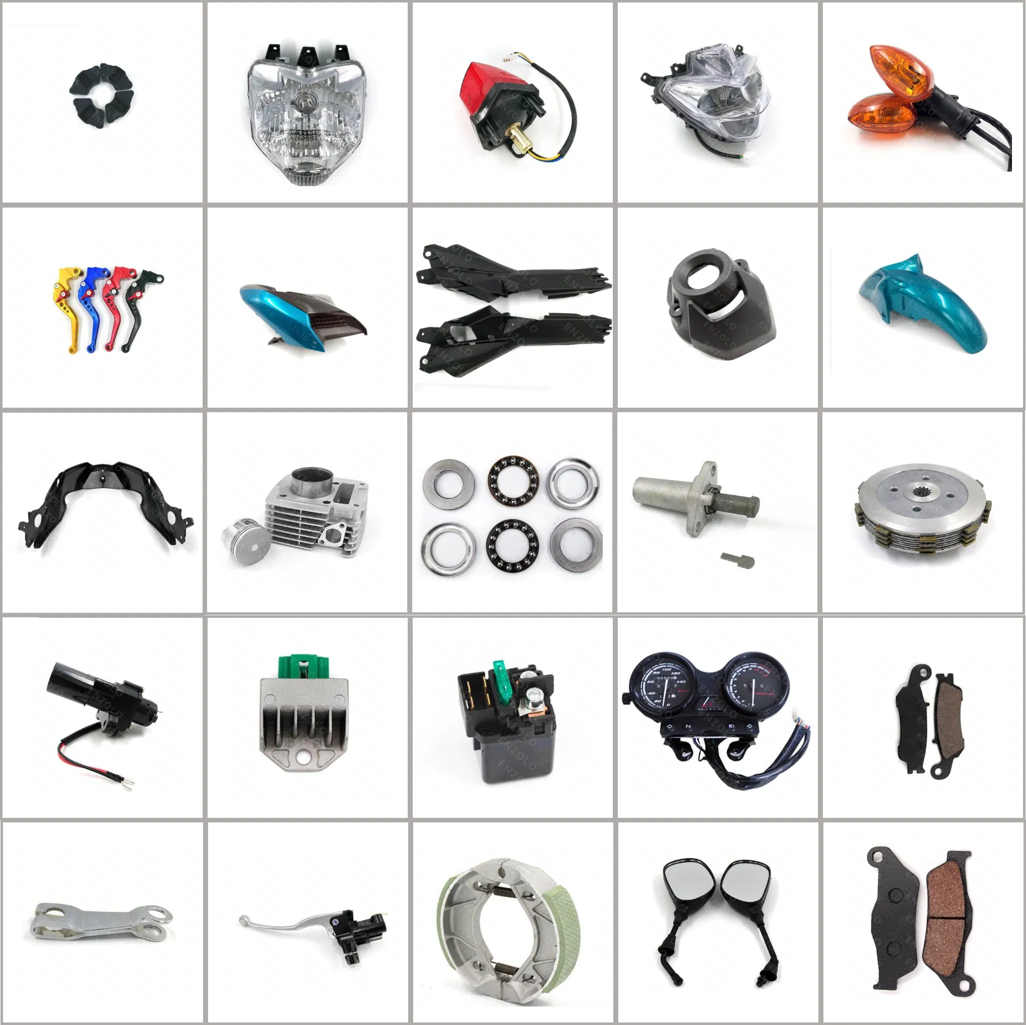 Motorcycle Parts of Braking/Electrical/Engine and Transmission/Body/Handling and Suspension/Lighting Parts for Honda/YAMAHA/Suzuki/Tvs/Zongshen/Haojue/Dayun