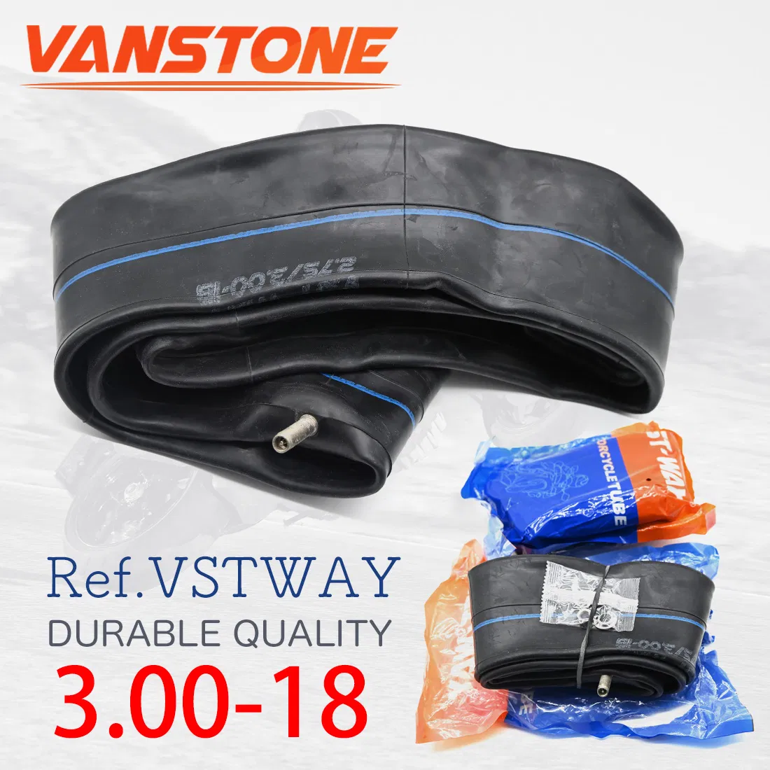 Камера мотоциклетная 3.00-18, бутиловая