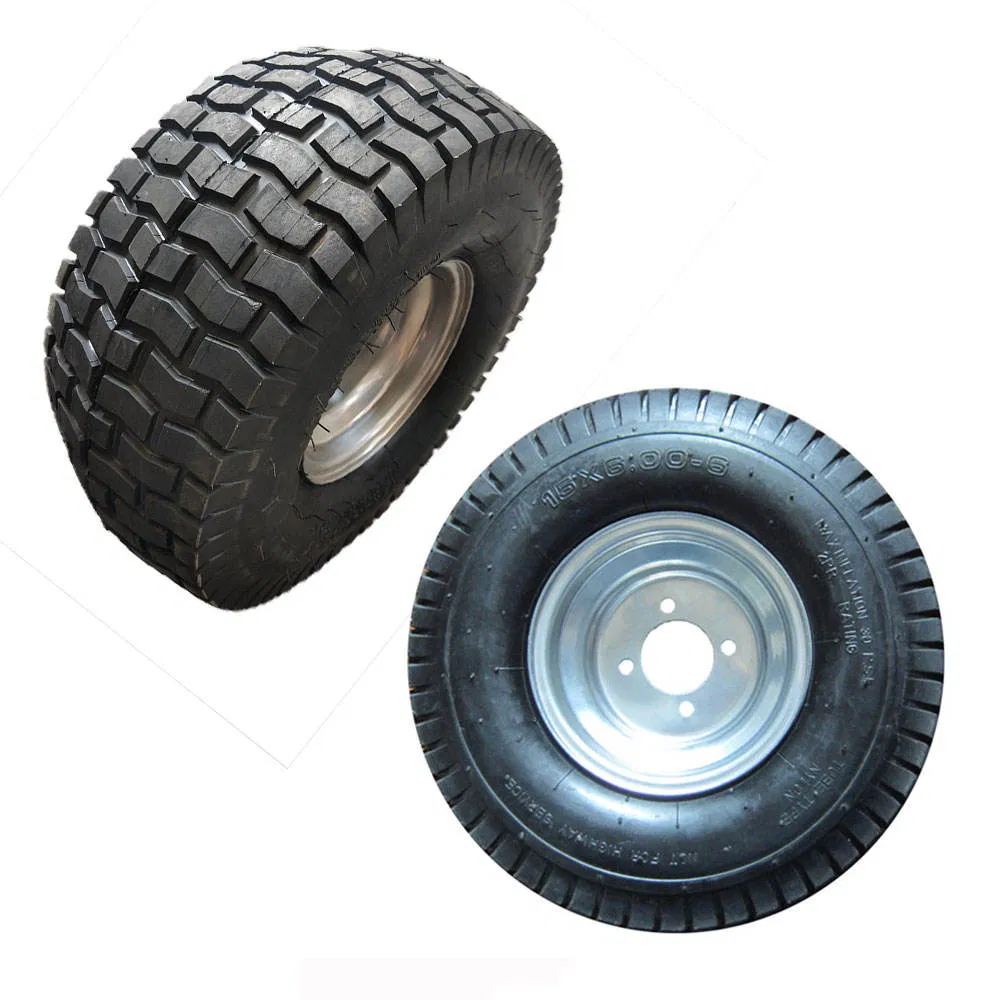 15 Inch Pneumatic Inflatable Rubber Tires 15X6.00-6 Agricultural Tractor Wheel