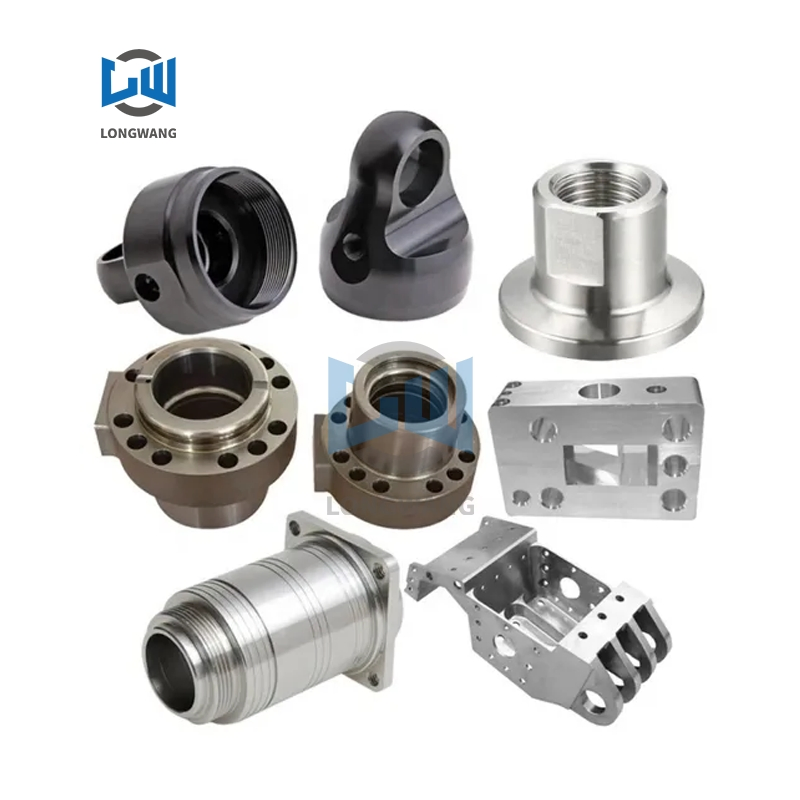 Longwang Factory Custom High Precision Anodizing Aluminum Stainless Steel Machining Milling Auto Parts Engine Parts