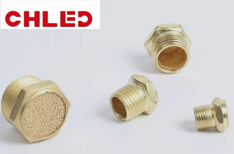 Пневматический медный глушитель Premium для снижения шума