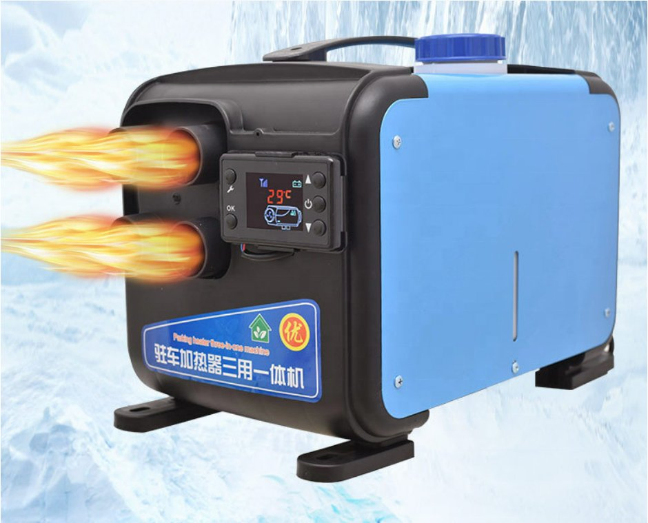 Портативный дизельный воздушный отопитель 2-8 кВт 12/24/220В