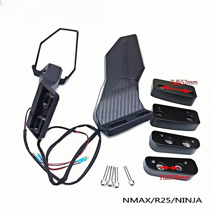 Motorcycle Rearview Mirrors for Racing Bike Motorcycle Side Mirrors Nmax R25 Ninja
