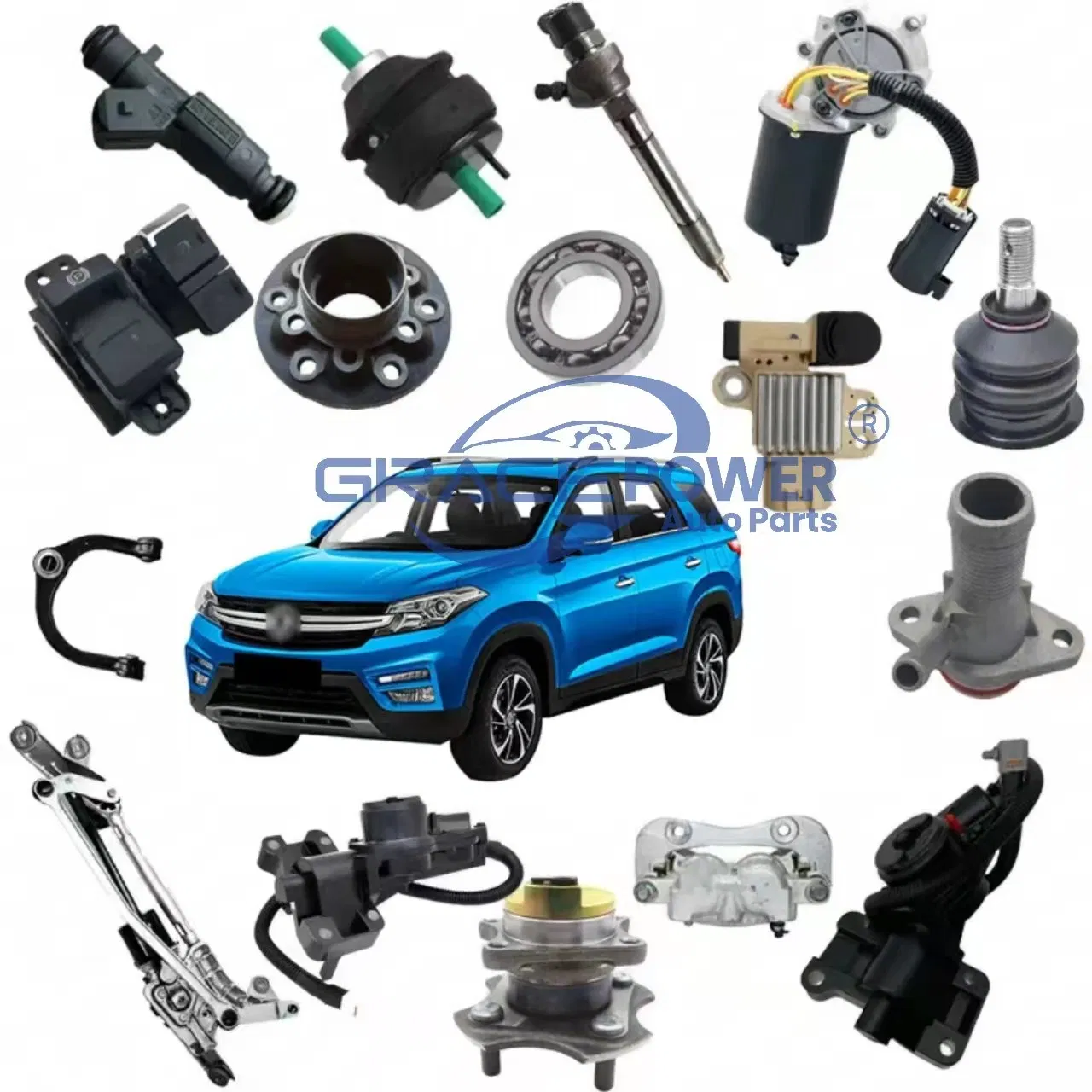 Good Performance Auto Parts OE 4121010-Fk02 Left Headlight for Dongfeng Dfsk Fengguang / Glory S560