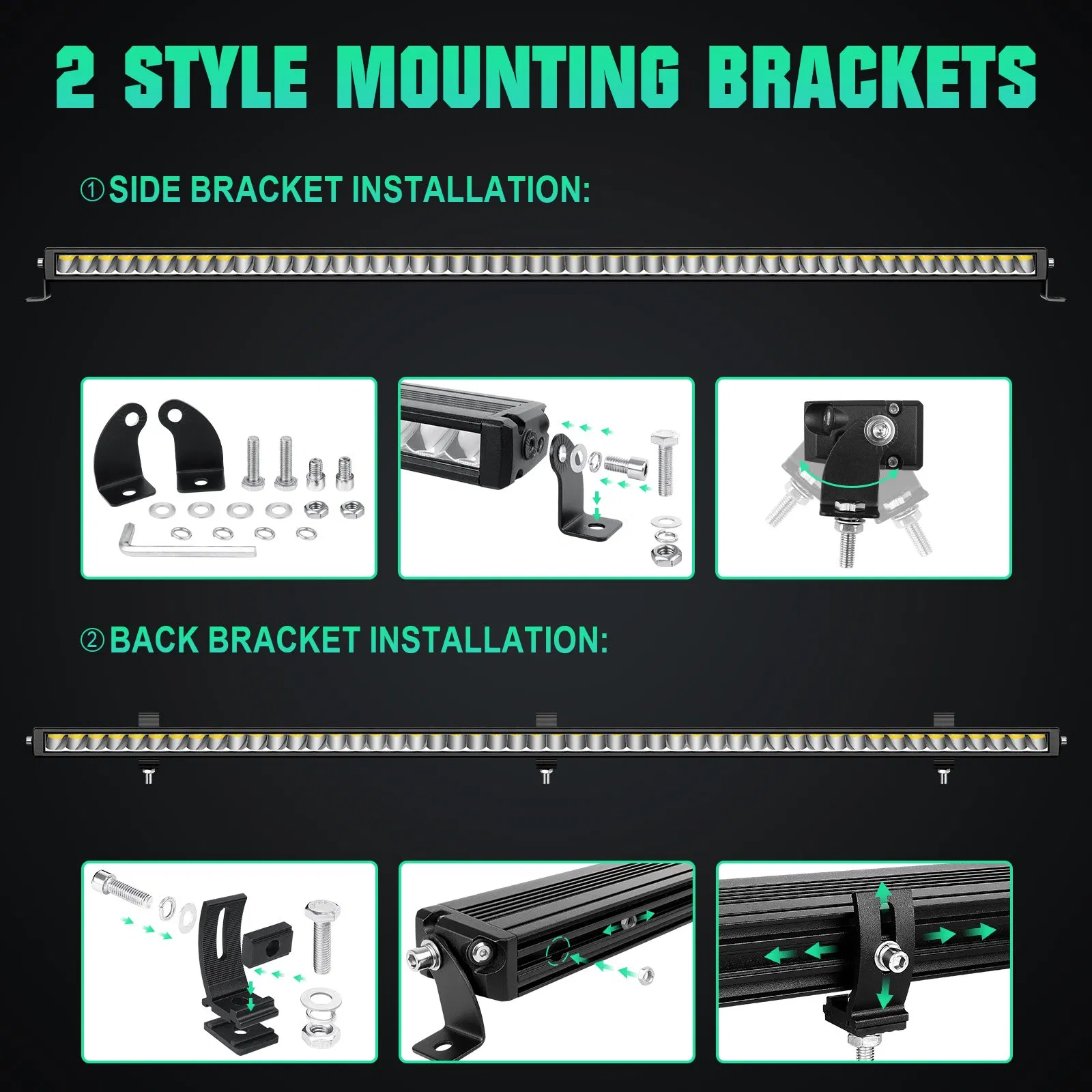 IP67 Waterproof 55" LED Light Bar - 150W 646m Range Dt Connector Universal Truck SUV