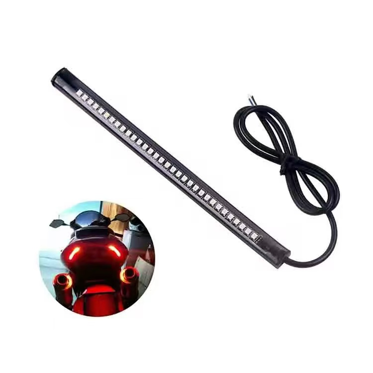 Универсальная светодиодная лента для мотоцикла, 32 LED, 8 дюймов