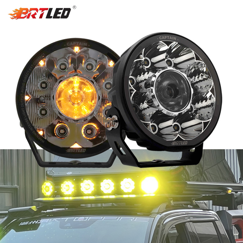 Мощная светодиодная фара 9500 лм 5.5 дюйма для внедорожников