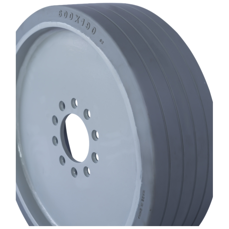 22X10X16 Press on Solid Tyre Industrial Rubber Wheel Tire for Milling Machine