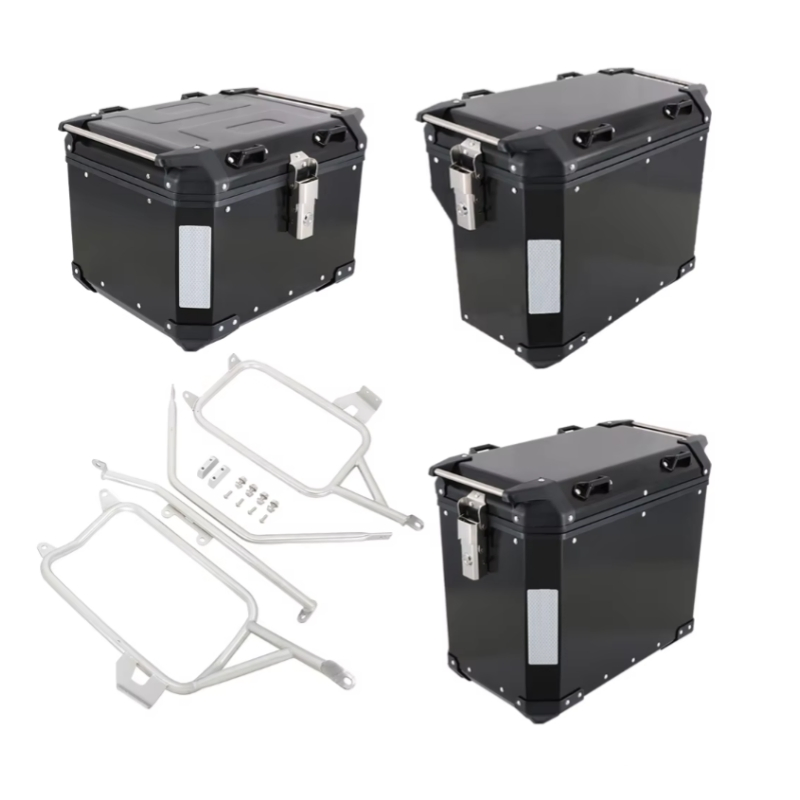 Tail Boxes Side Case Aluminum Alloy for Hon. Da Crf1000 (TOP+LEFT+RIGHT+RACKS)
