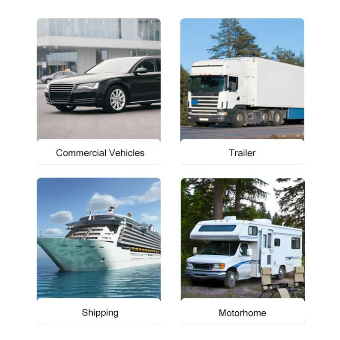 7 Pin Plug with Wire Cable Truck Trailer Core Electric Straight Cable for Trailer