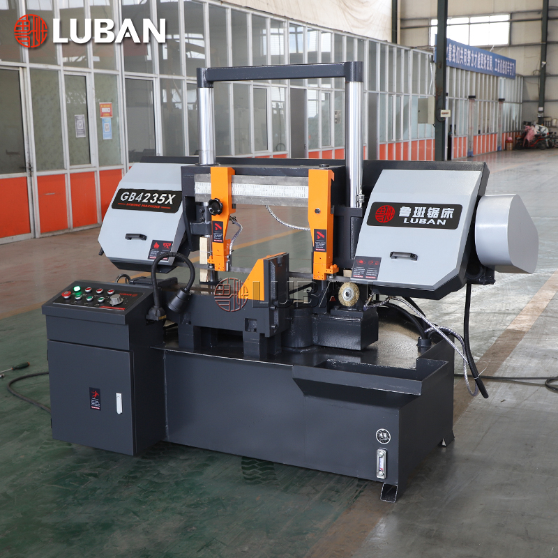 LUBANSAW GB4235X, металлическая угловая ленточная пила 45°