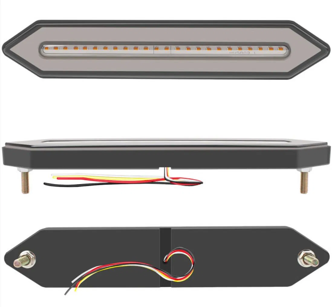 Светодиодная лента стоп-сигнала DRL, красная, универсальная