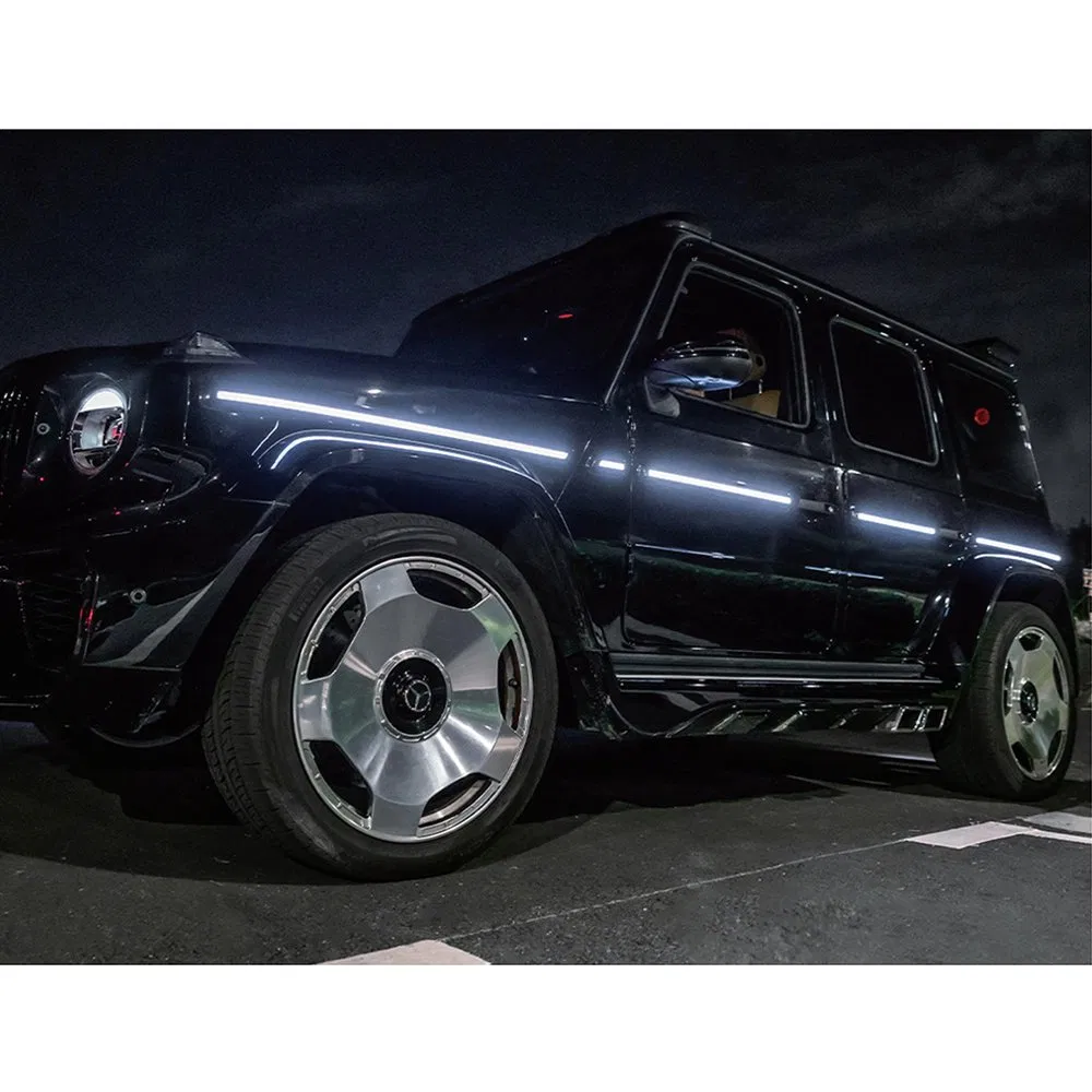 G-Grade W463 W464 Waistline for Benz W464 W463 G900 Dry Carbon Fiber Running Lights G63 Body Decoration Strip Body Kit