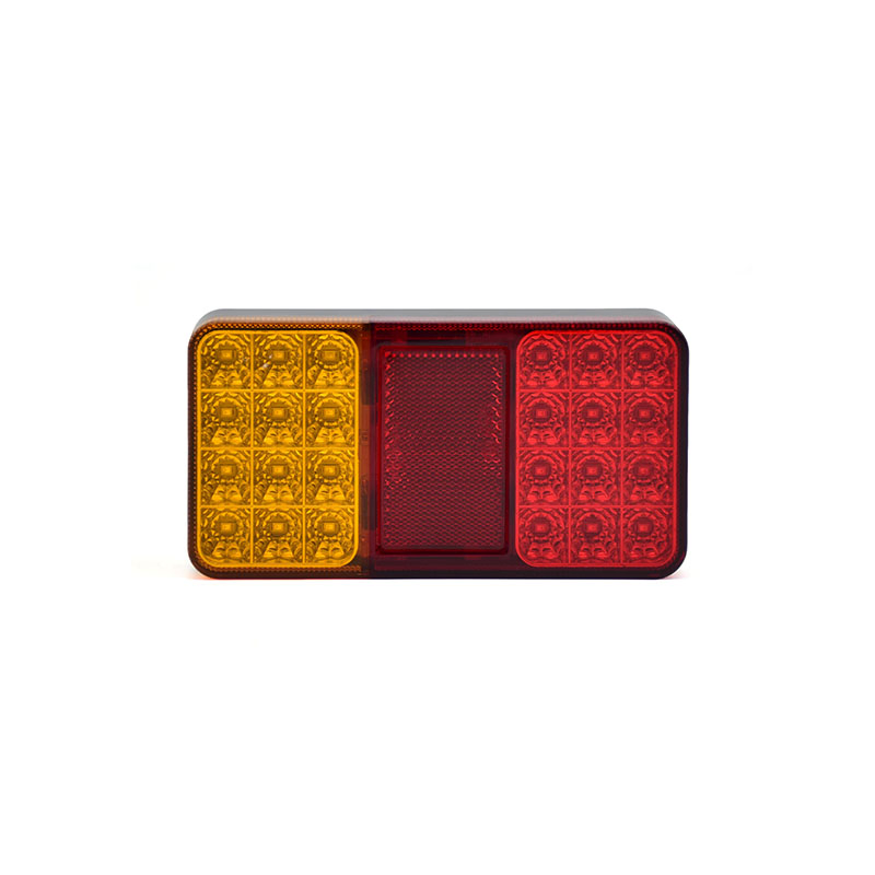 Rectangular Agriculture LED Rear Safety Combination Lights for Trucks Trailers