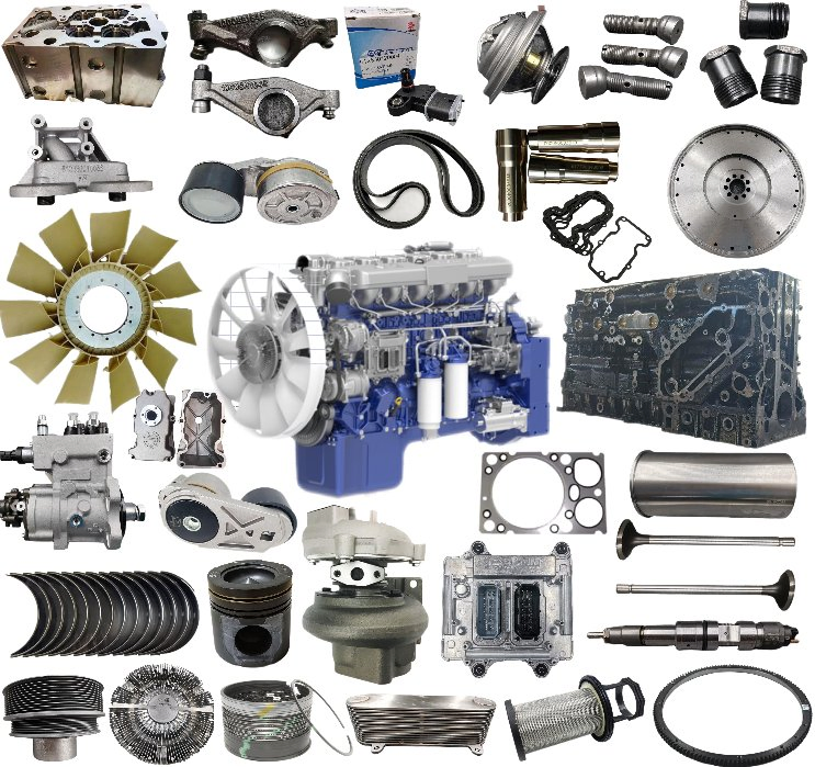 Запчасти для двигателей Weichai: грузовики, автобусы, генераторы