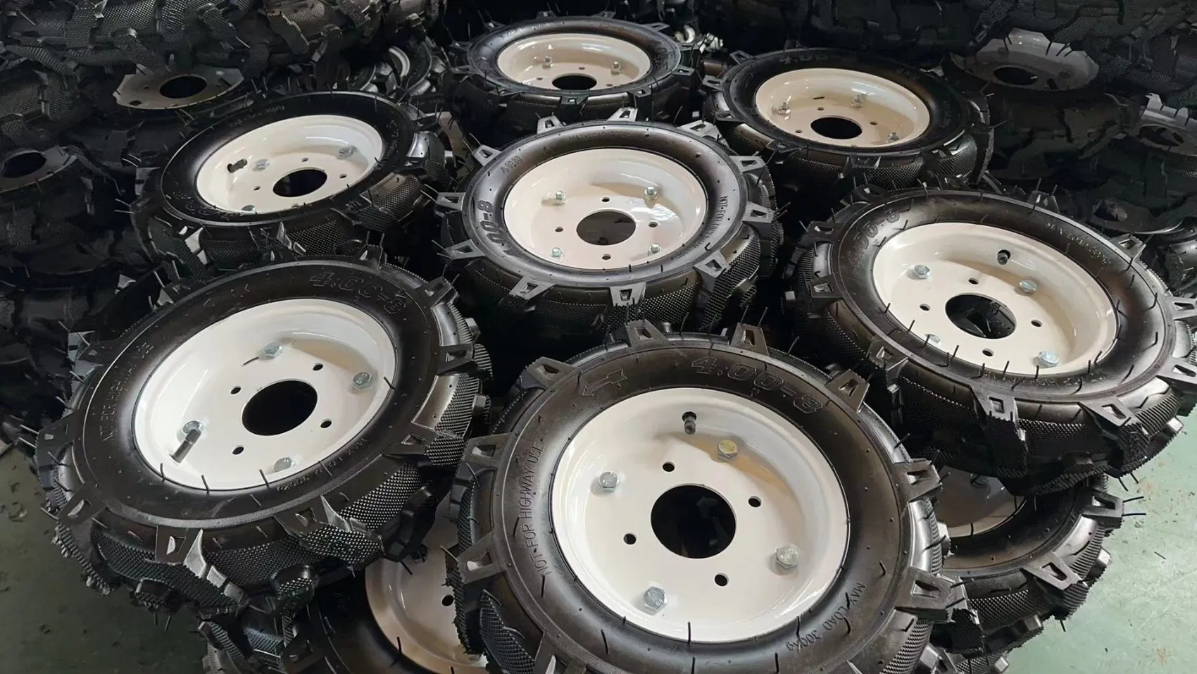 4.00-8 Rubber Wheels Agricultural Machinery Wheels Tractor Tires