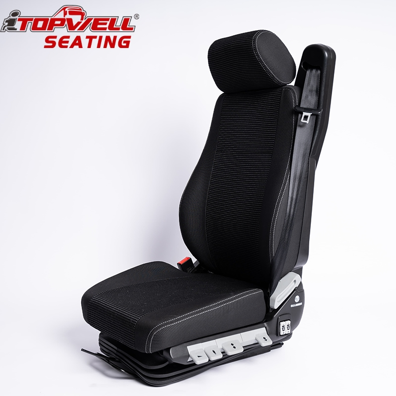 Pneumatic Machinery Grammer Brand Truck Driver Seat with Armrest and Seat Belt