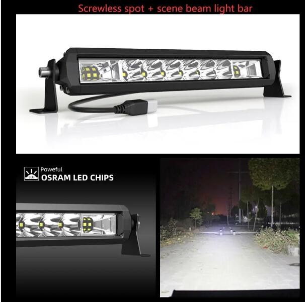 Светодиодная LED-лампа 10 дюймов для внедорожников