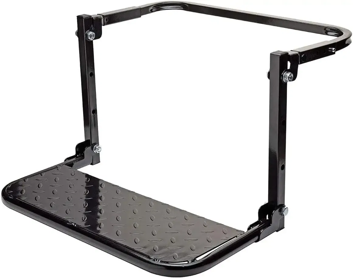 Compact Folding Ladder for Tire Service and Heavy Duty Use