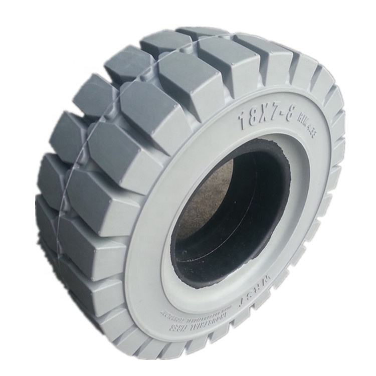 Forklift Cushion Pneumatic Solid Tire with Rim 5.00-8 6.00-9 6.50-10 18X7-8 7.50-15 16X6-8 23X9-10 27X10-12 200/50-10 300-15