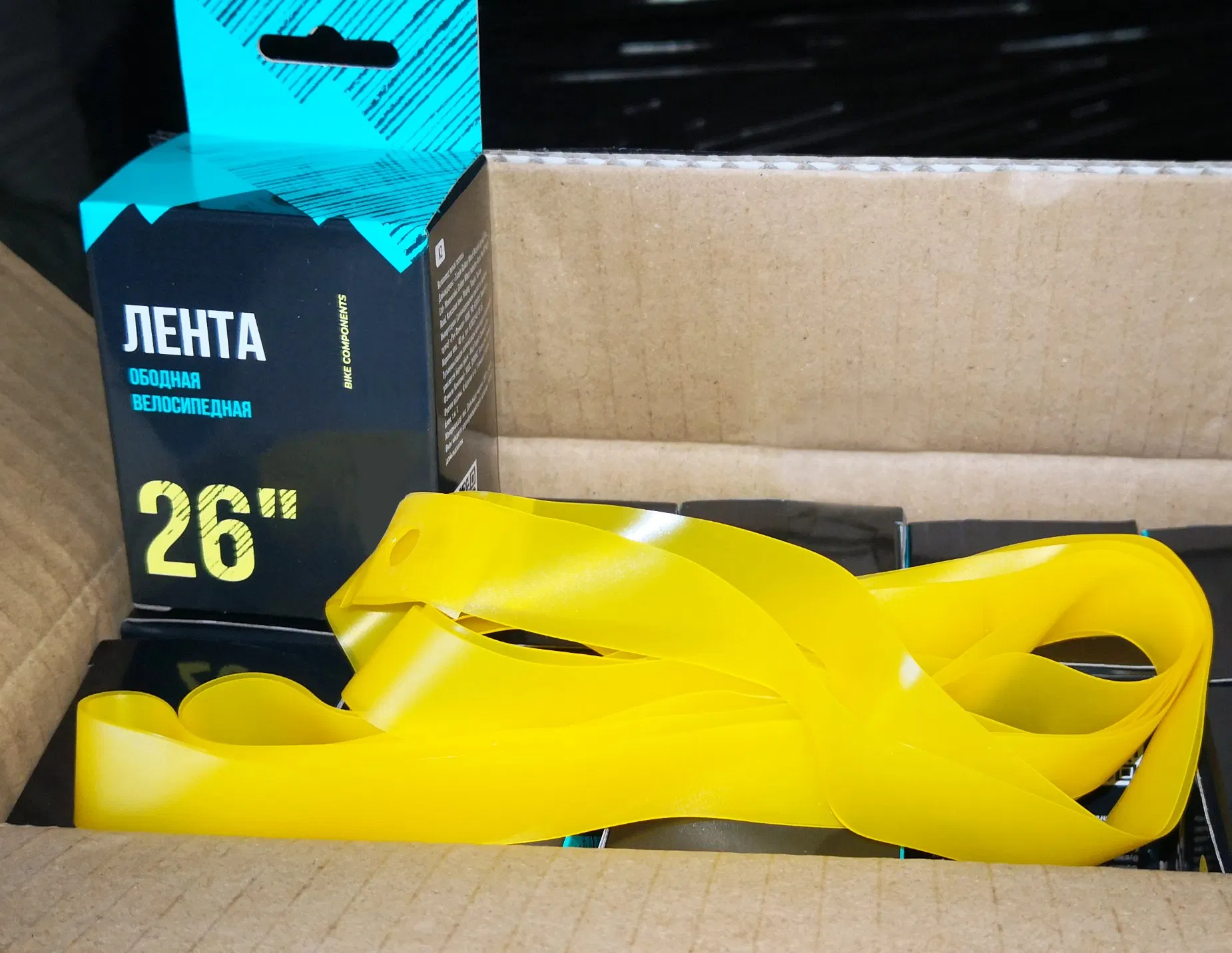 Лента ободная для велосипеда 14"*18мм, ПВХ