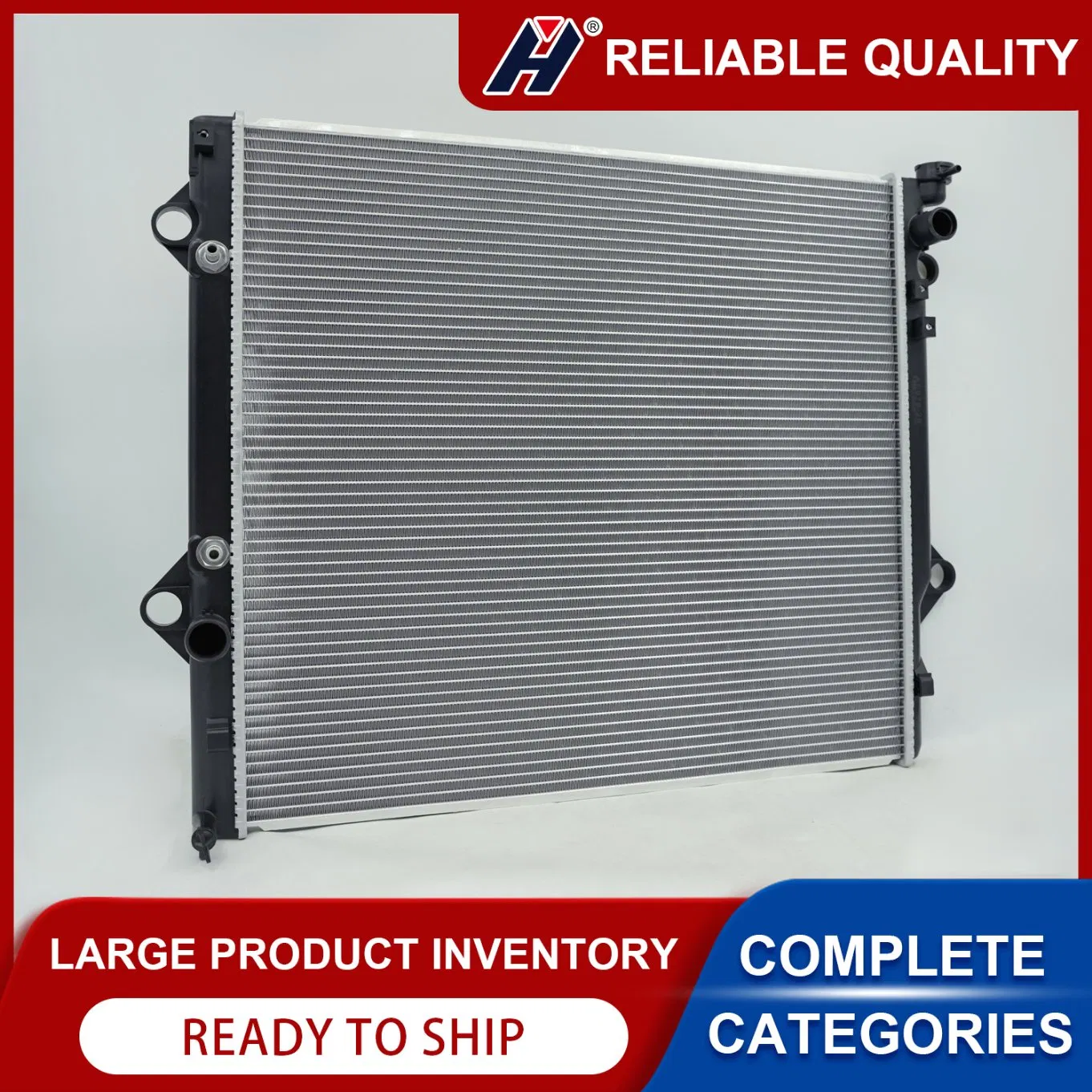 Радиатор охлаждения двигателя алюминиевый для Toyota Prado 120