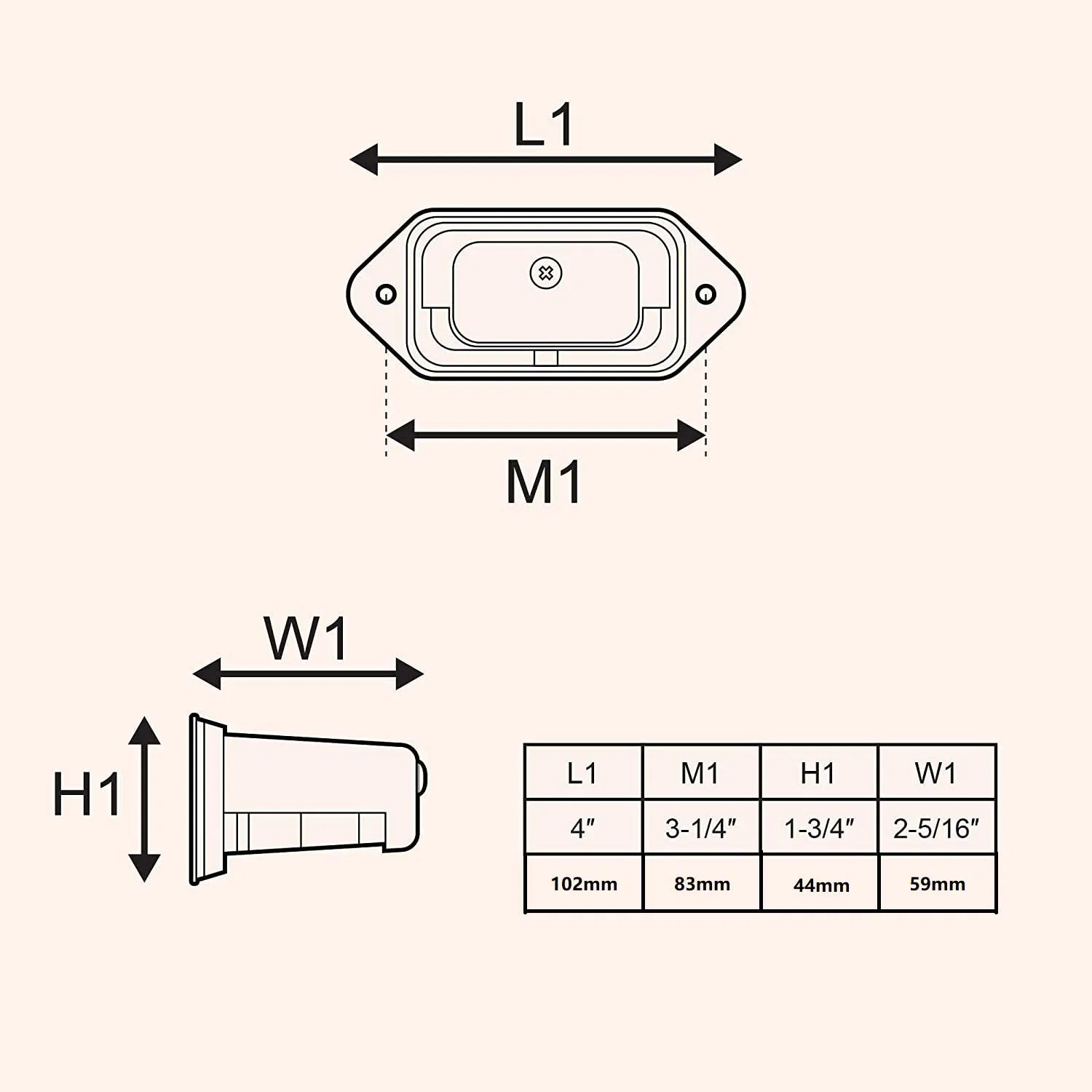 Сверхъяркий 4-дюймовый светодиодный фонарь номерного знака 12В