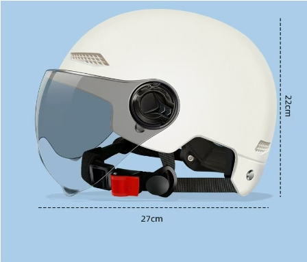 Мотошлем открытый 2024, ABS, универсальный