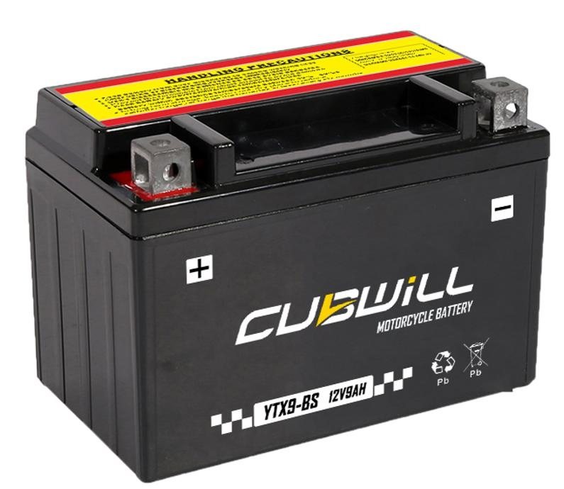 Аккумулятор YTX9-BS 12V 9Ah для мотоциклов