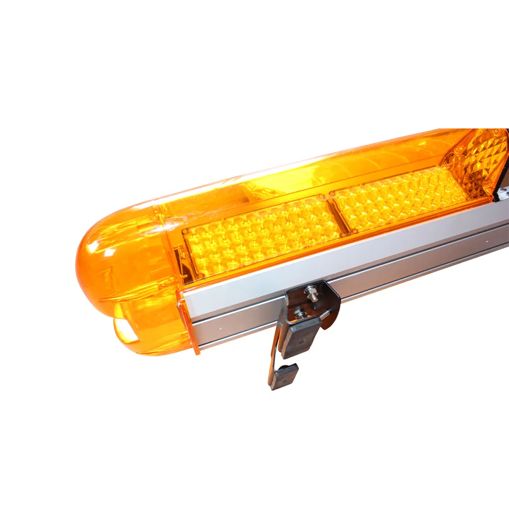 Haibang Yellow Amber LED Flashing Strobe Construction Wagon Lightbar with Speaker