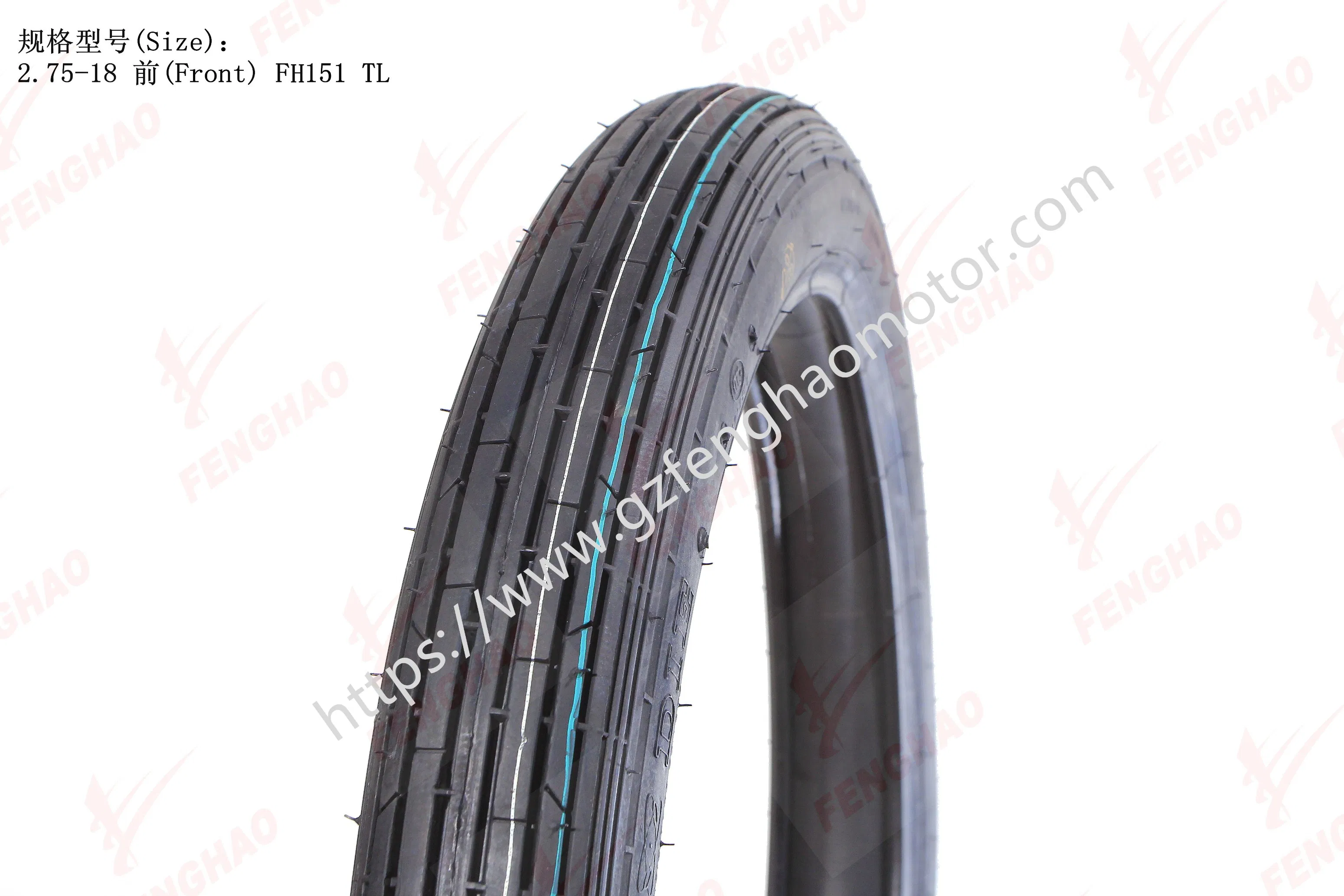 Мотошина бескамерная 2.25-17/2.50-17/2.75-18 FENGHAO