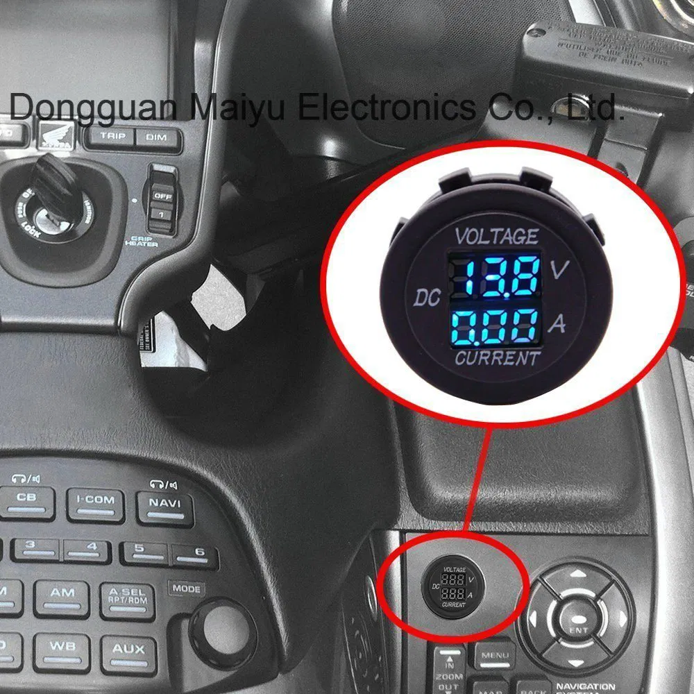 Цифровой тестер тока и напряжения для лодок, авто, мотоциклов