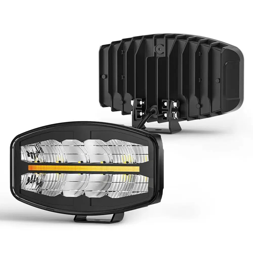 10 Inch 45W off Road 12 LED Work Driving Light Position DRL Spotlights Car Accessories Aluminum 9-80V for Car Truck SUV Atu UTV