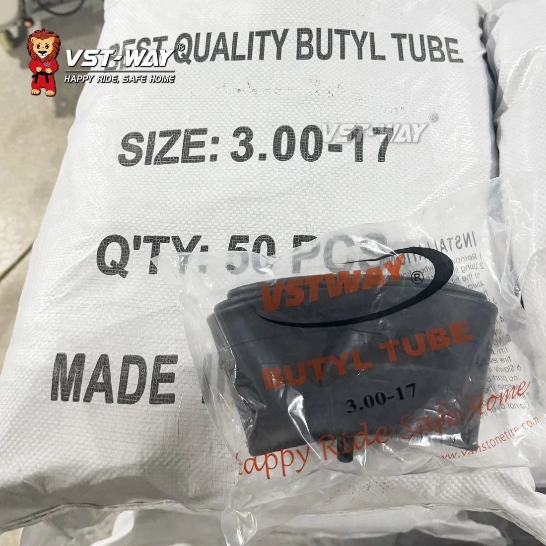Motorcycle Spare Part Piezas De Motocicleta Rubber Inner Tubes Butyl 275-18 2.75-17 300-18 Camera Para Moto Bicycle Tube