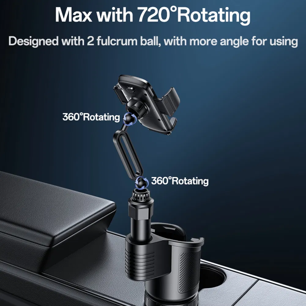 Автомобильный держатель Yesido C273 2-в-1 для телефона