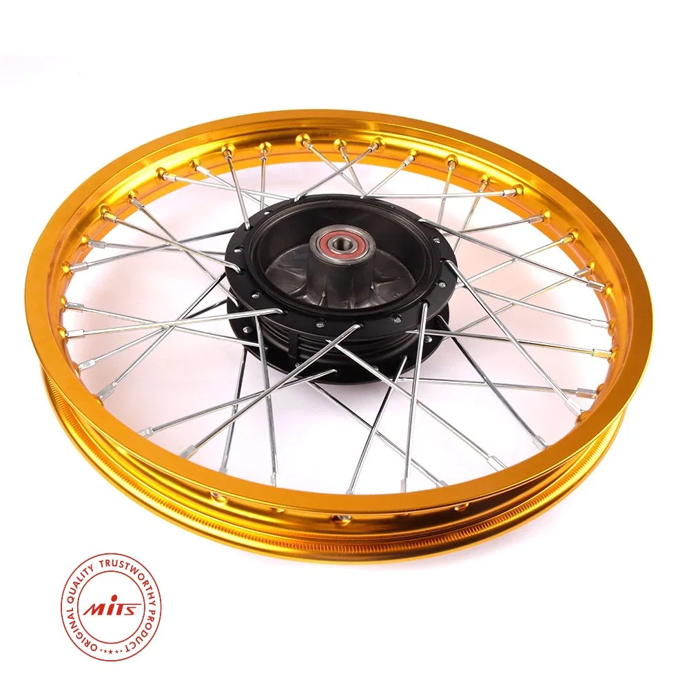 Motorcycle Spare Parts Front & Rear Aluminum Alloy Wheel Assembly for Haojue Suzuki Gn125